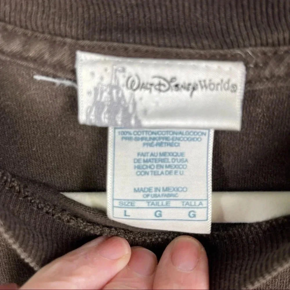 Walt Disney World Aerosmith Brown Two sided size Large - Picture 3 of 7